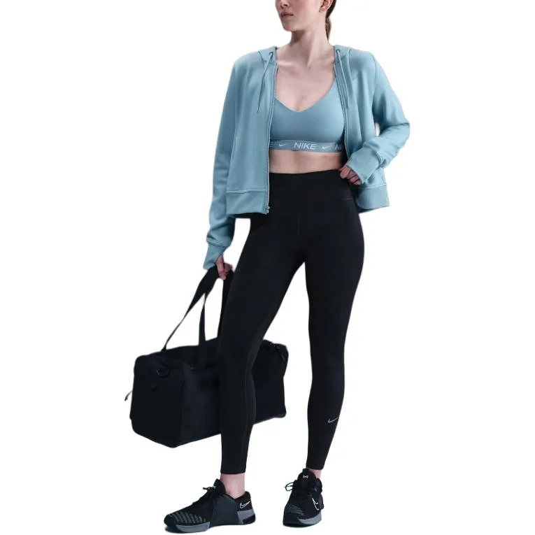 Женские леггинсы Therma-FIT High-Waisted Full-Length Nike, черный/белый — фото 3