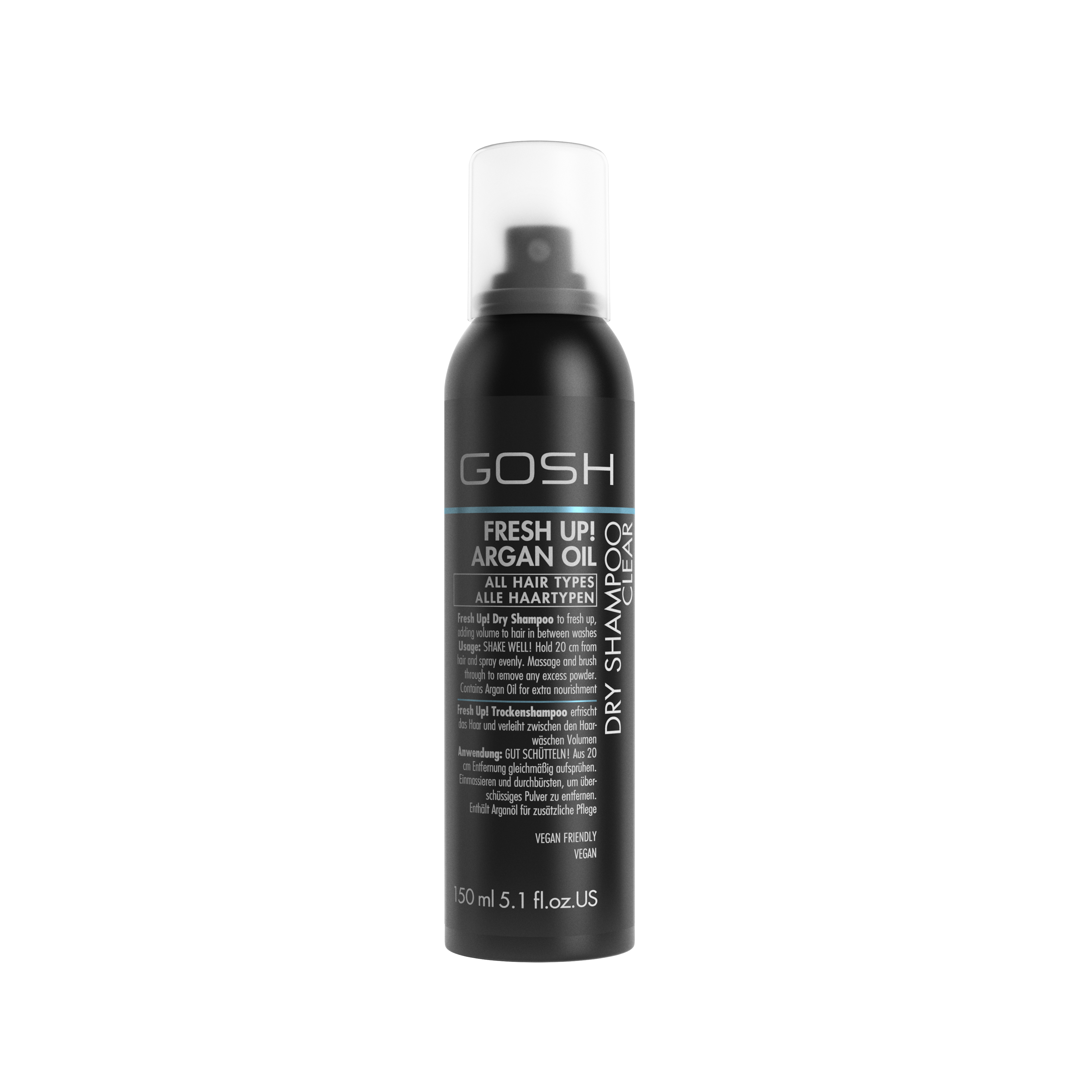 

Шампунь для сухих волос dry shampoo spray - argan oil Gosh, 150 мл