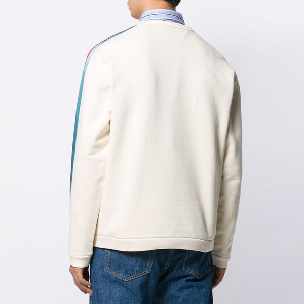 Толстовка sweat street style long sleeves cotton logo white Gucci, белый — фото 3