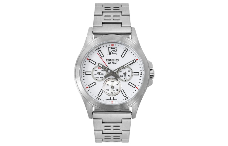 

CASIO Часы Men Standard Series White Watch, White Dial