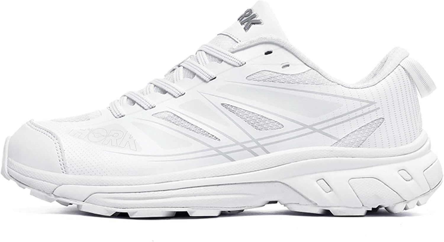 

Мужские противоскользящие и износостойкие кроссовки для бега по пересеченной местности, удобные походные ботинки, амортизирующие кроссовки для бега по дороге, мужские гольф-ботинки Canopycasa, белый