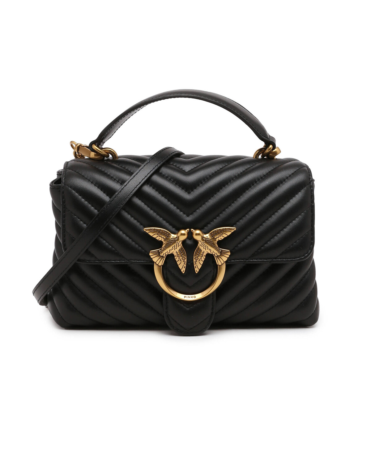 

Сумка-мессенджер Pinko LOVE LADY PUFF MINI CL SHEEP N, черный