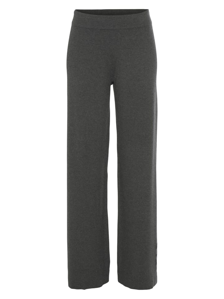 

ELBSAND Вязаные брюки антрацитового цвета