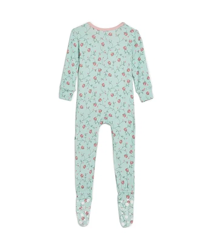 Пижама-слип с принтом двухсторонняя молния Kickee Pants Kids, Desert Rose Soccer — фото 2