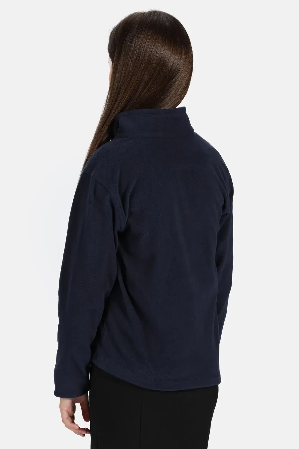 Детская флисовая кофта Regatta Brigade Full Zip, темно-синий — фото 2