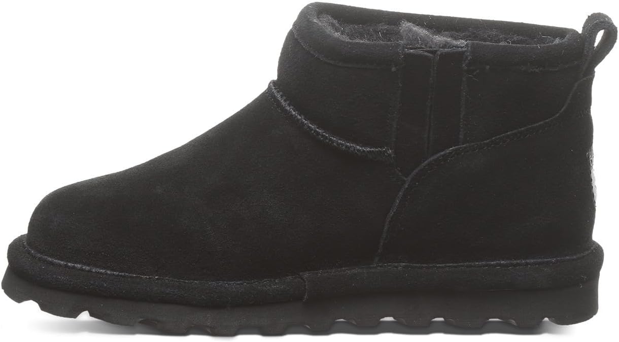 Детские ботинки BEARPAW Shorty | Удобные и прочные зимние ботинки на липучке для детей | Разные цвета и размеры, Black — фото 2