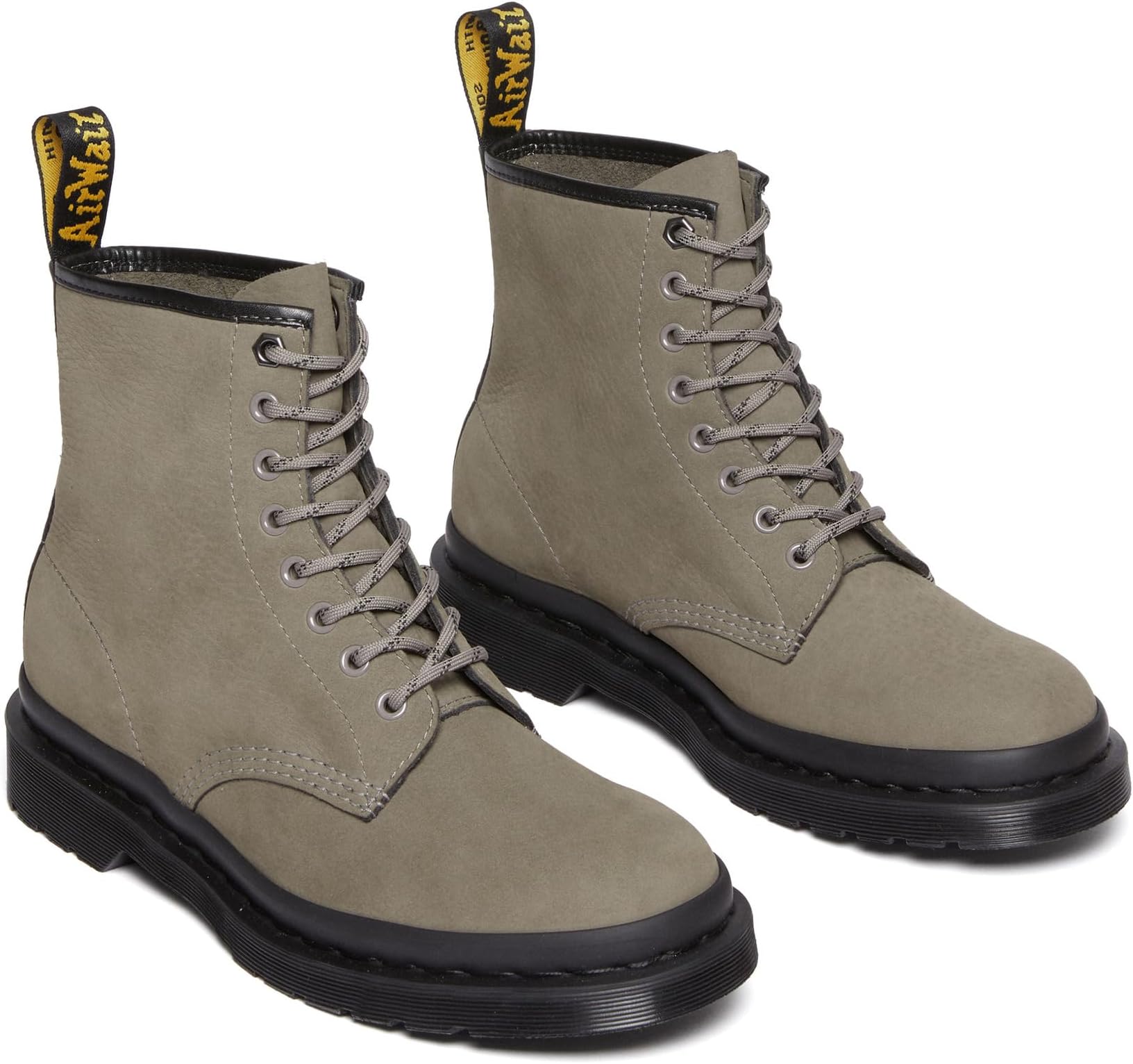 

Ботинки на шнуровке 1460 Dr. Martens, цвет Nickel Grey