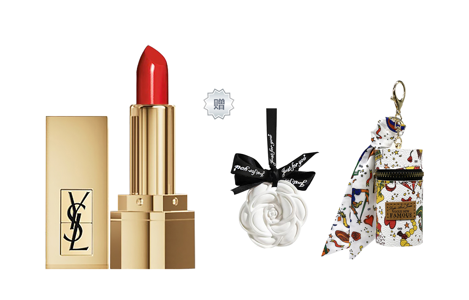 Мини-губная помада YSL Rouge Pur Couture Caring Satin #NM + аромасаше + чехол для помады — фото 2