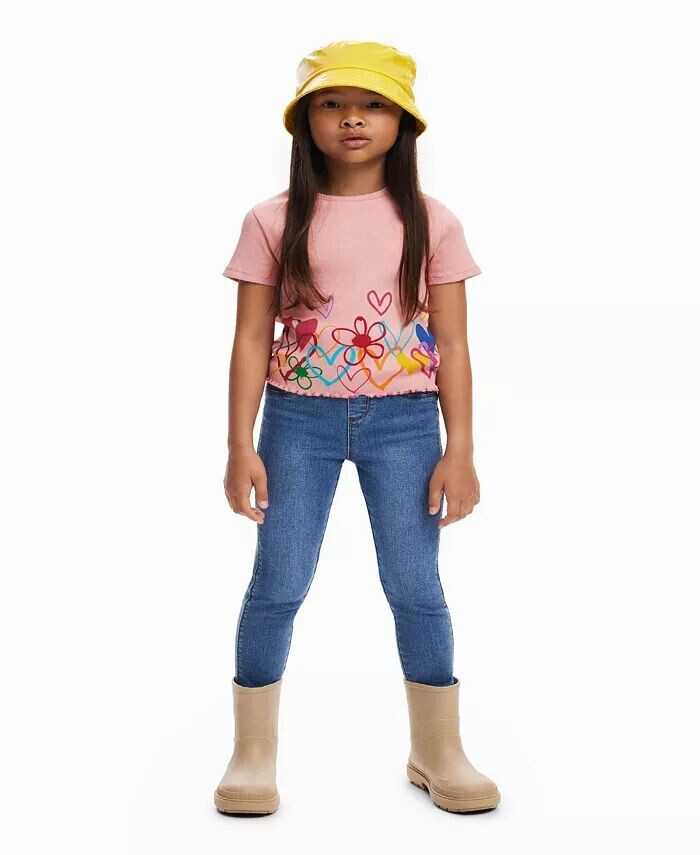 

Футболка с иллюстрациями Girls' Heart Desigual, красный