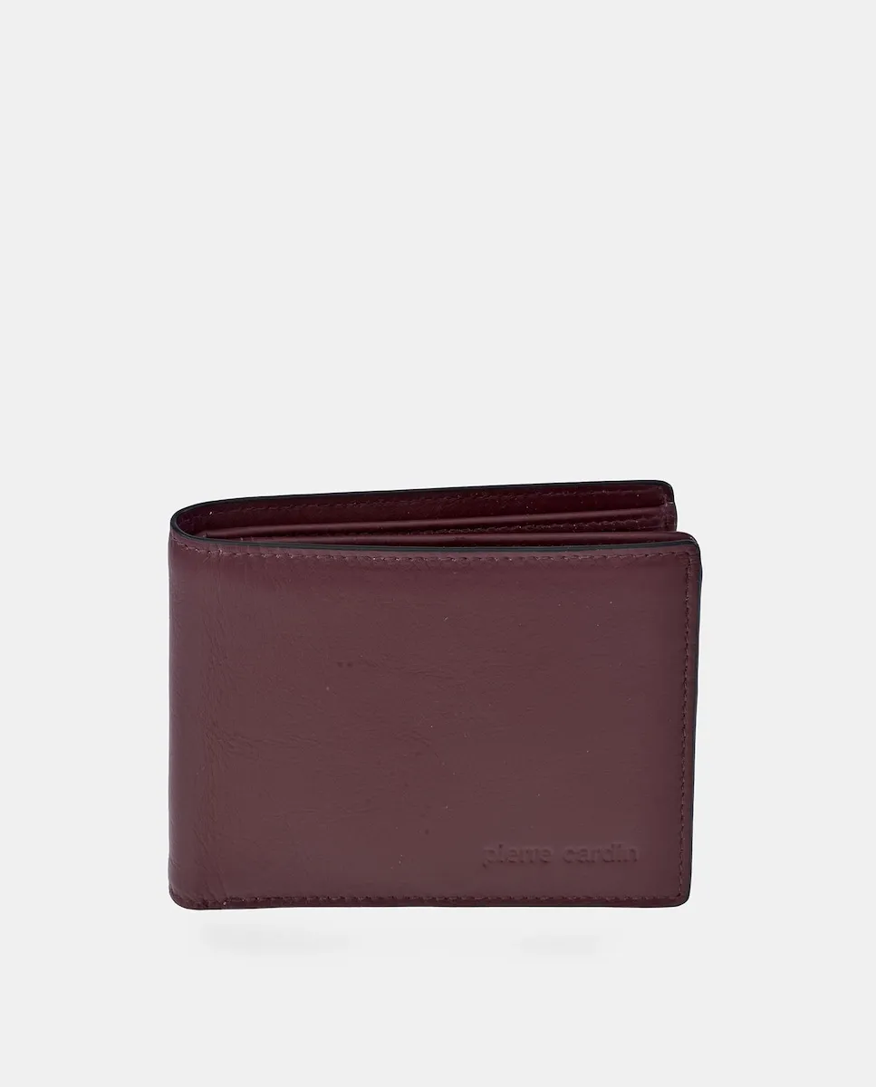 

Мужской кошелек из мягкой черной кожи Pierre Cardin