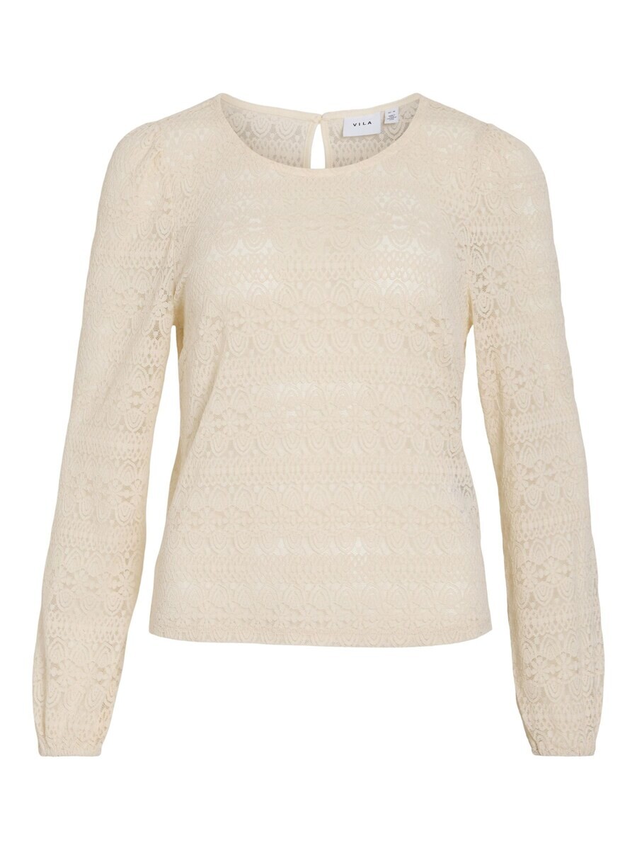 

Кружевная блузка VILA Blouse, кремовый