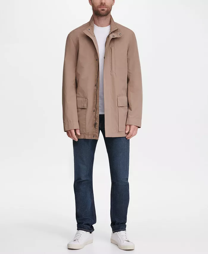 

Мужская куртка от дождя со стойкой Cole Haan, коричневый/бежевый