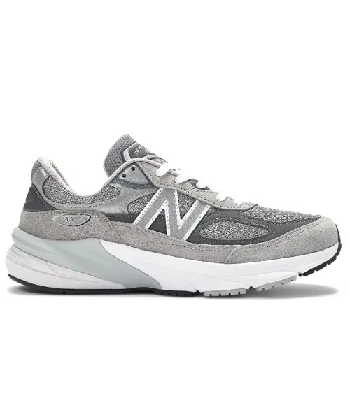 Унисекс кроссовки из натуральной кожи New Balance W990 серые
