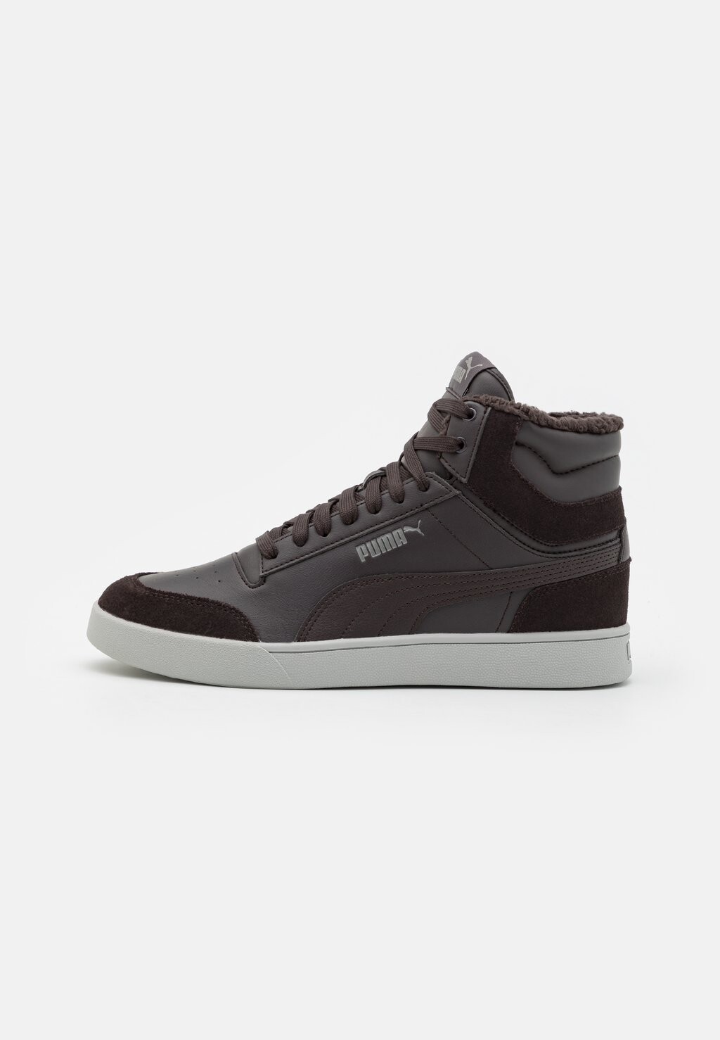 

Высокие кеды Shuffle Mid Unisex Puma, цвет flat dark gray/cast iron/cool light gray
