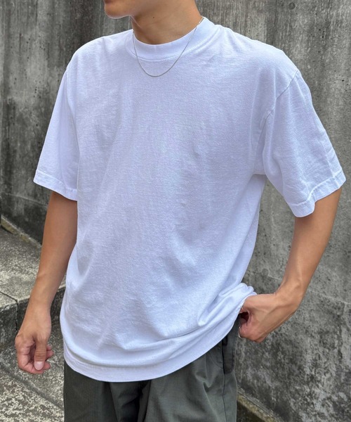 

LOS ANGELES APPAREL Футболка с круглым вырезом, окрашенная в готовом виде, плотность 185 г, белая