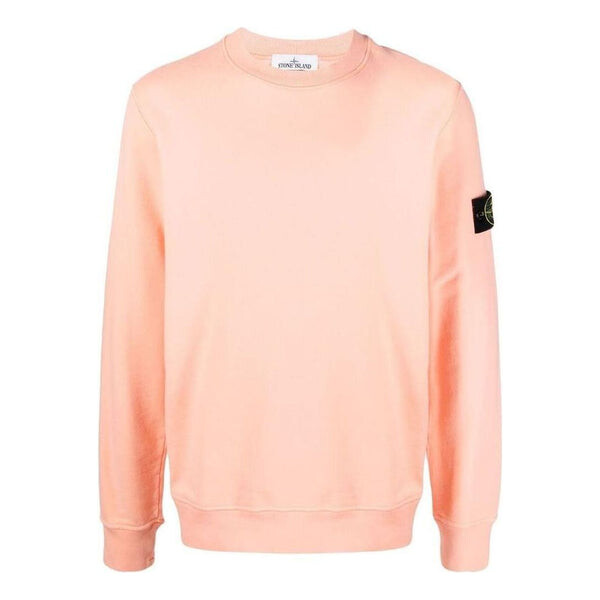 

Толстовка brushed cotton fleece sweatshirt 'pink' Stone Island, розовый