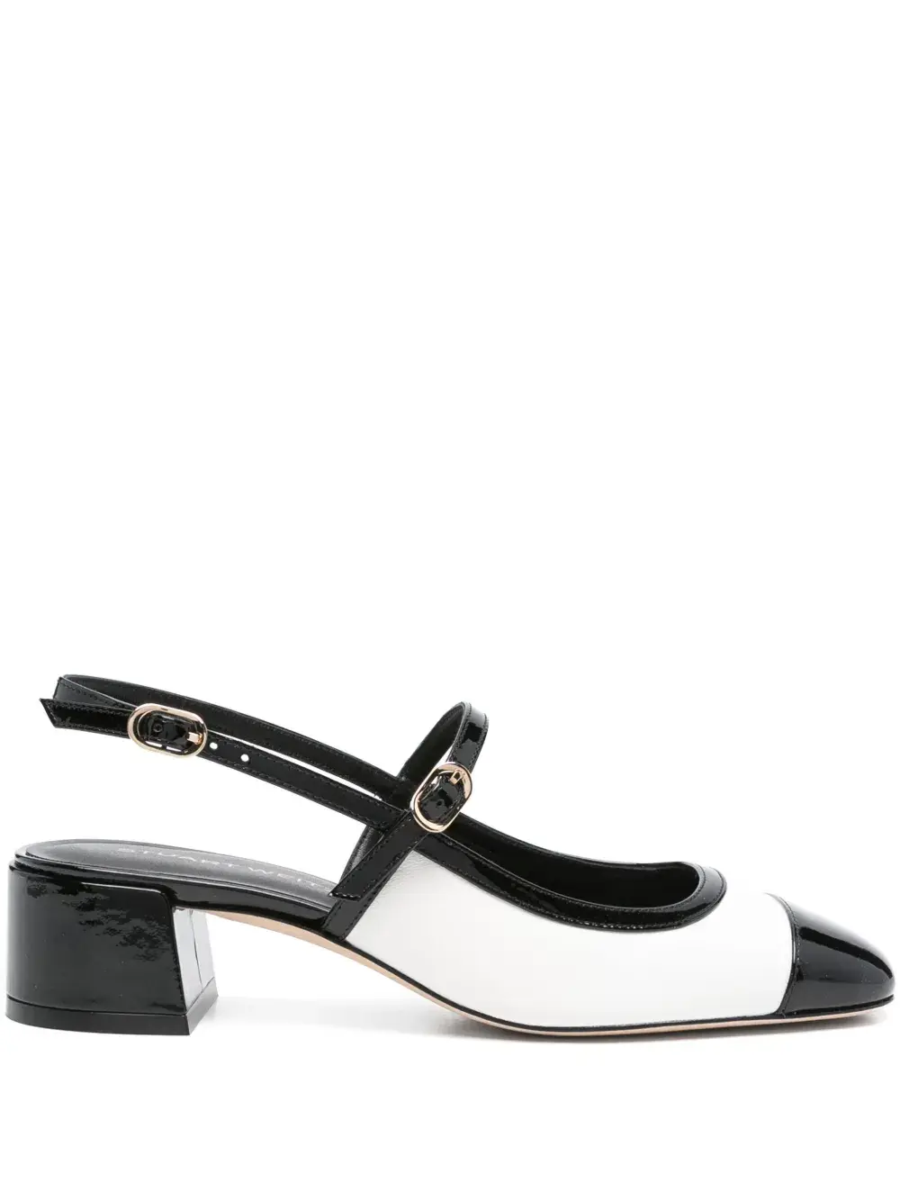 Туфли Maeve 40 мм Stuart Weitzman, белый
