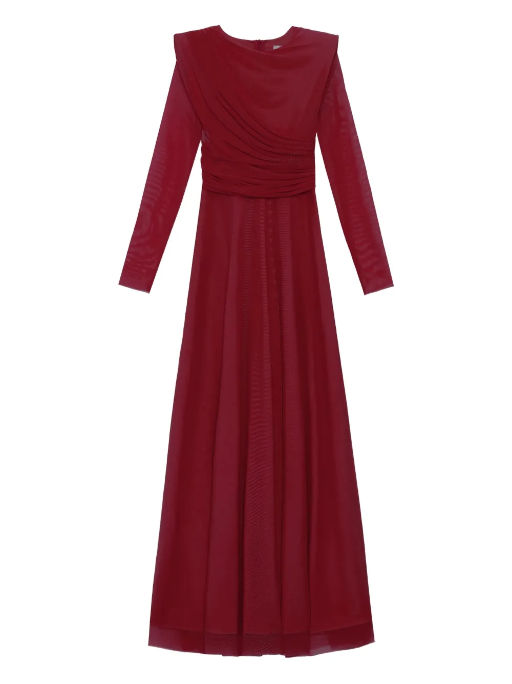 

Макси-платье Odile с драпировкой Cherubina, красный