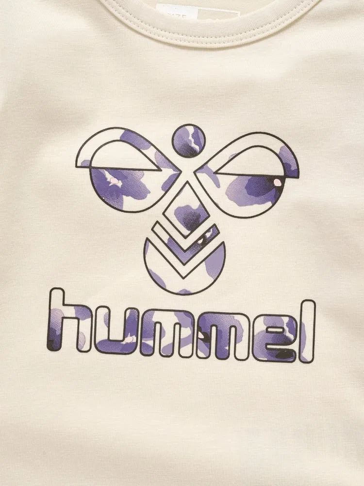 Боди для девочек с длинным рукавом Hummel, серый — фото 3