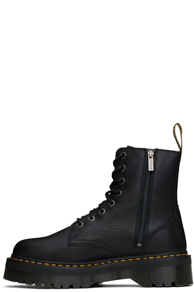 Мужские ботинки Dr. Martens Jadon Pisa из зернистой кожи, черный — фото 3