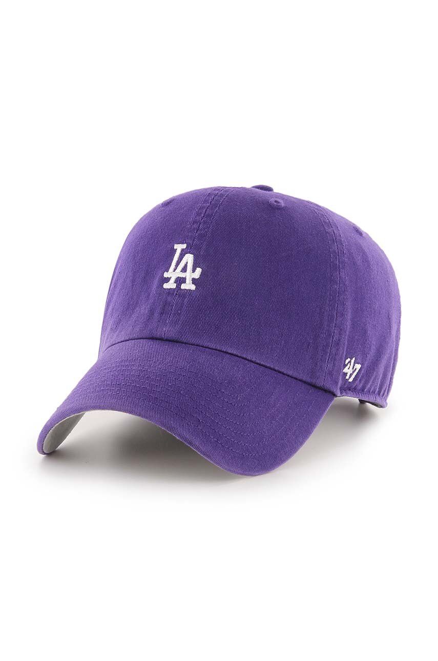 

Хлопковая бейсболка MLB Los Angeles Dodgers 47 brand, фиолетовый