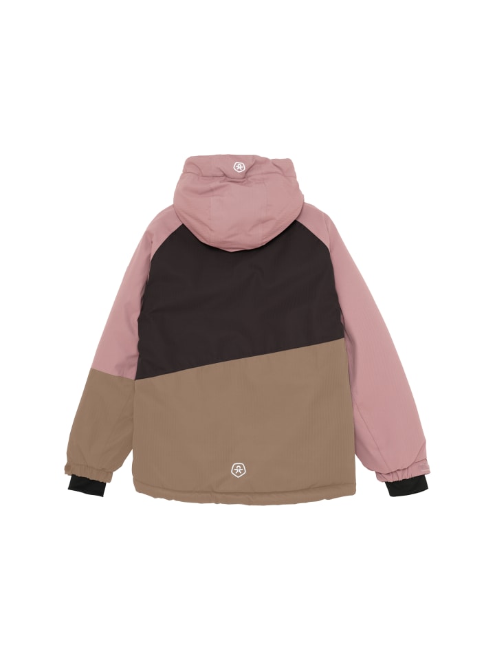 Лыжная куртка COSki Jacket - Colorblock в розовом цвете Color Kids — фото 2