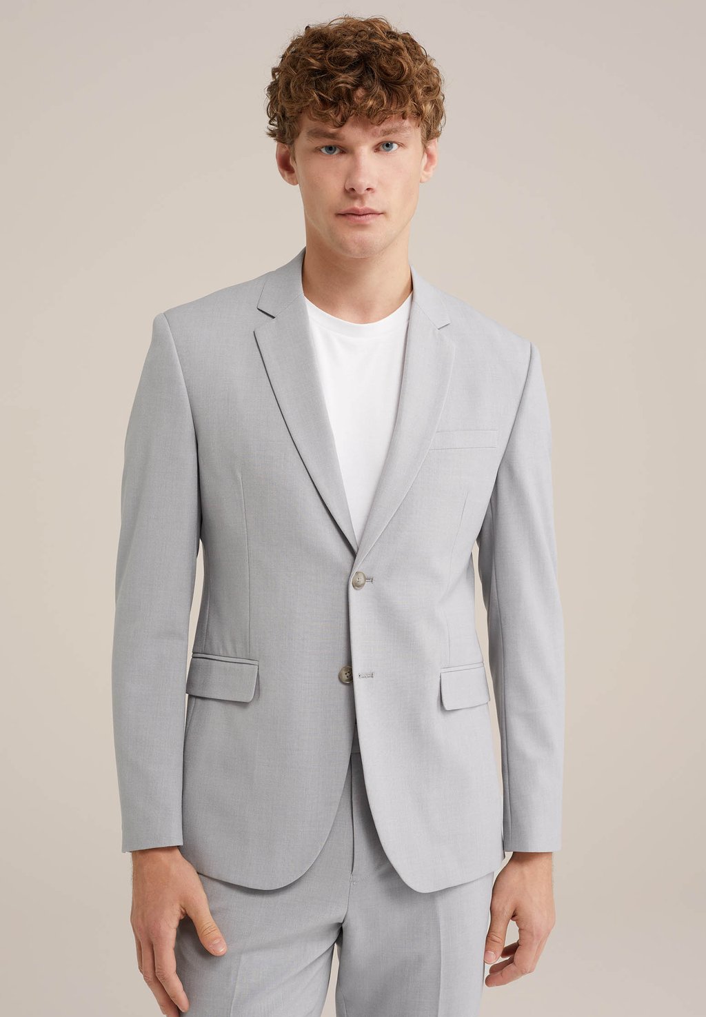 

Элегантный пиджак THE FLEX SUIT WE Fashion, серый
