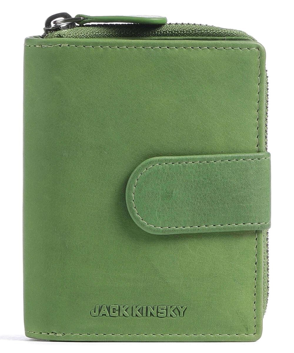 

Кошелек Aruba 516 RFID из мелкозернистой кожи Jack Kinsky, зеленый