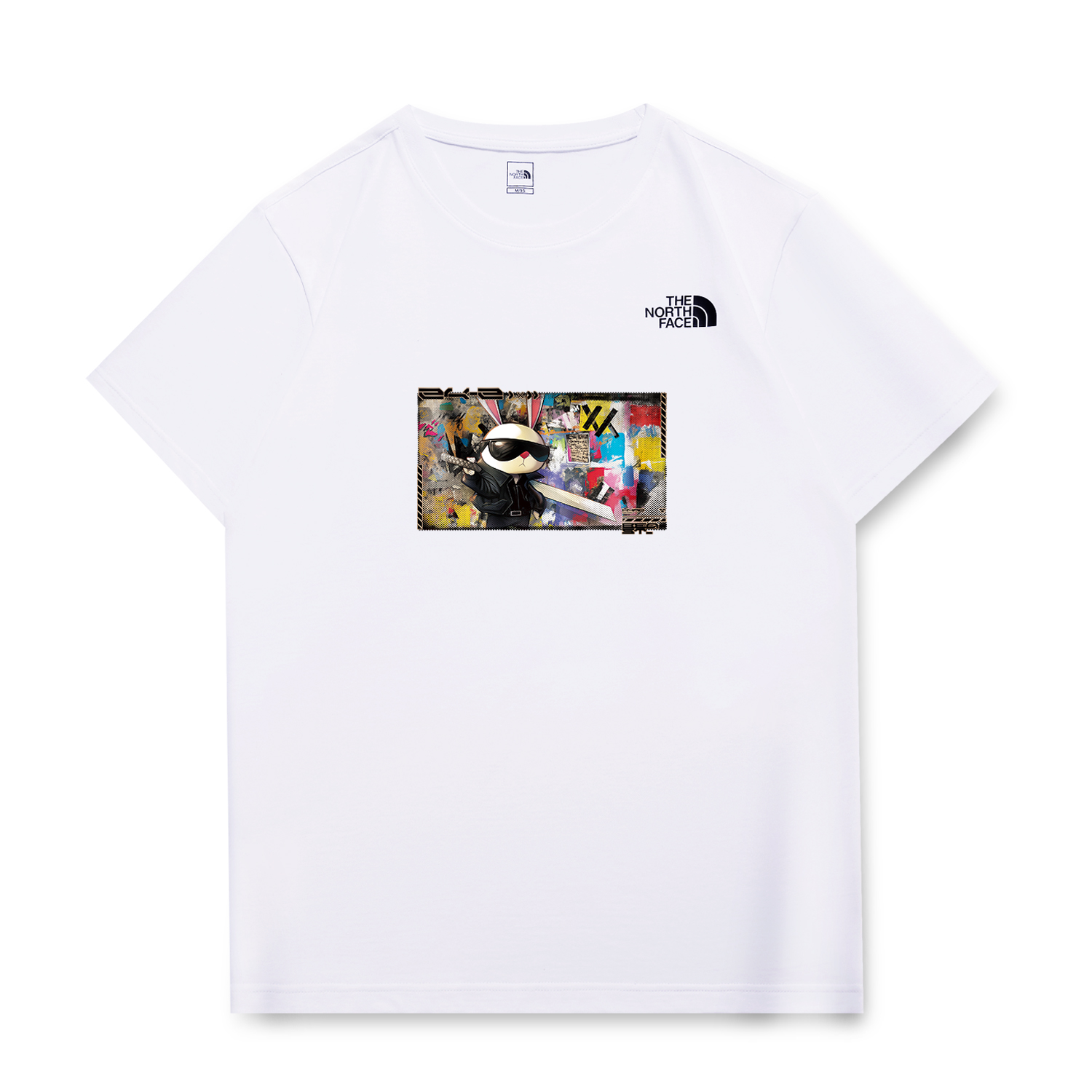 

THE NORTH FACE Футболка унисекс белая, Белый, THE NORTH FACE Футболка унисекс белая