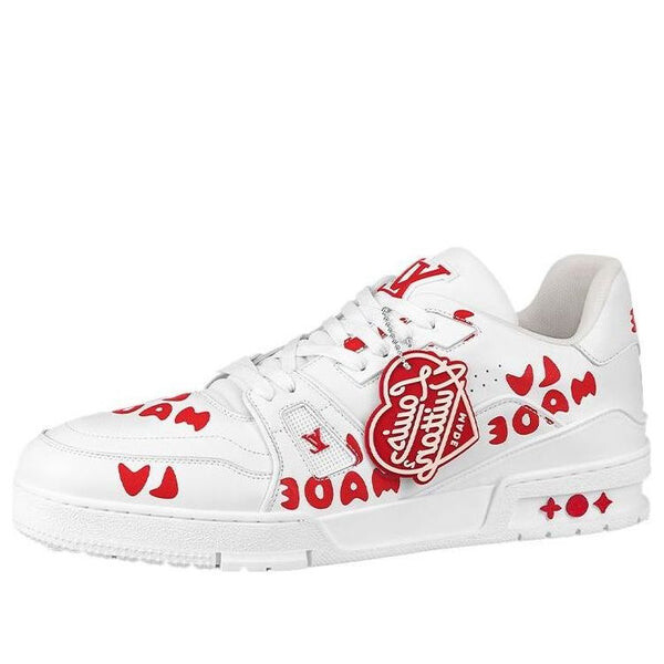 

Кроссовки x nigo trainers 'white with red lv made' Louis Vuitton, белый