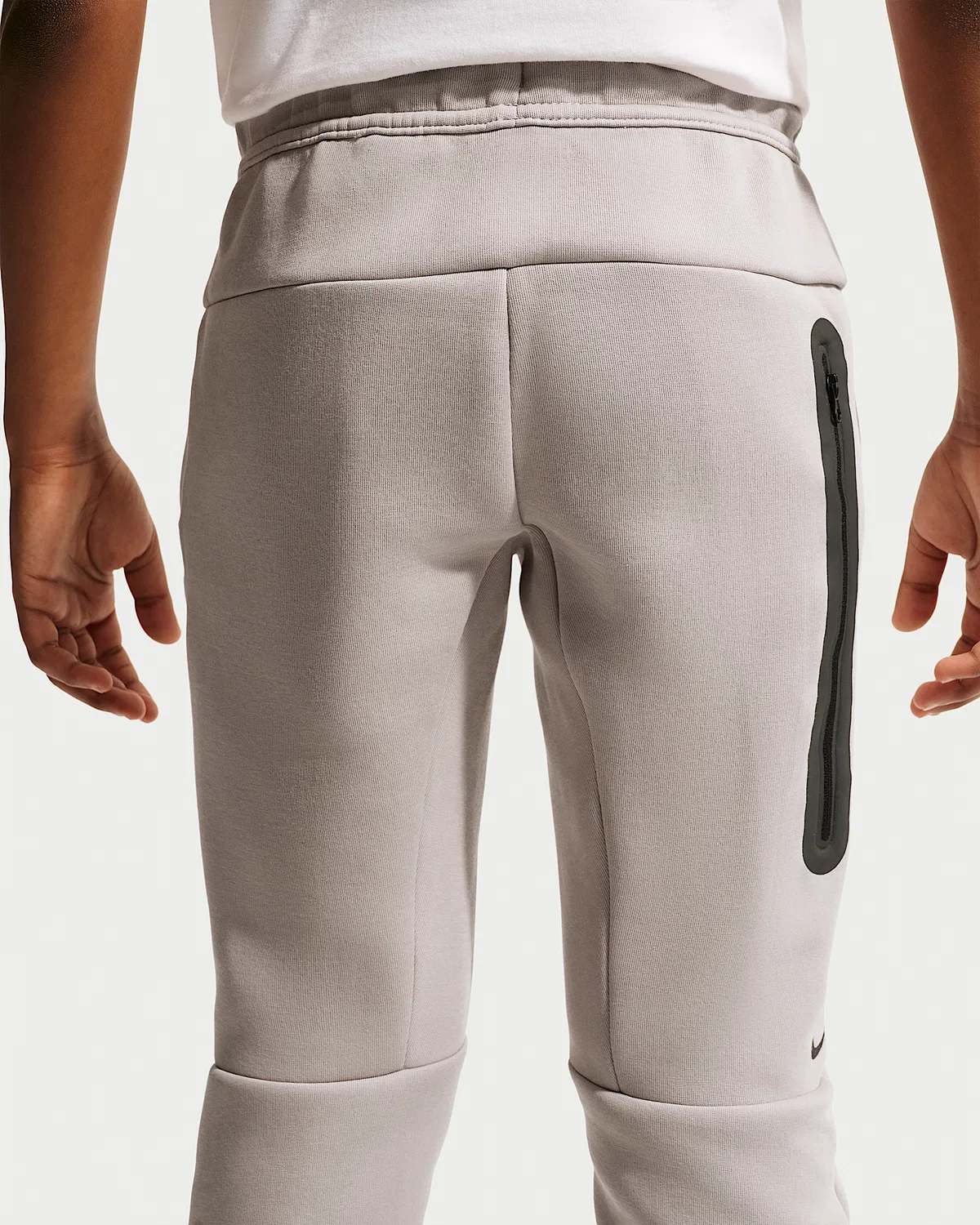 Джоггеры Nike Sportswear Tech Fleece для старших детей, College Grey/Photon Dust/Black/Sapphire — фото 3