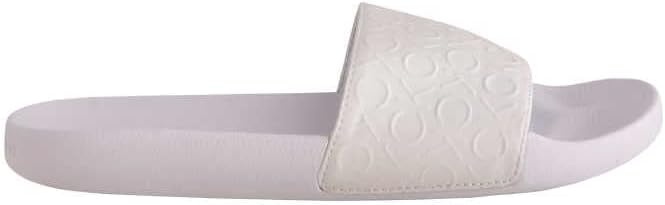 

Мужские сандалии Calvin Klein Jeans CK с резинкой для плавания и бассейна HM0HM000460 Pool Slide High Freq, White