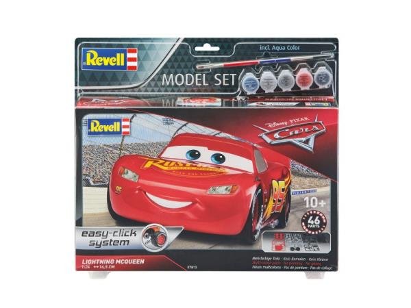 

Revell, Cars, Lightning Mc Queen EasyClick Car, набор моделей (REV-67813) Auta