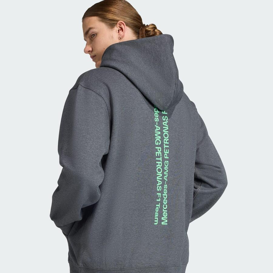 ADIDAS Толстовка премиум-класса с капюшоном MERCEDES - AMG PETRONAS FORMULA ONE TEAM — фото 4