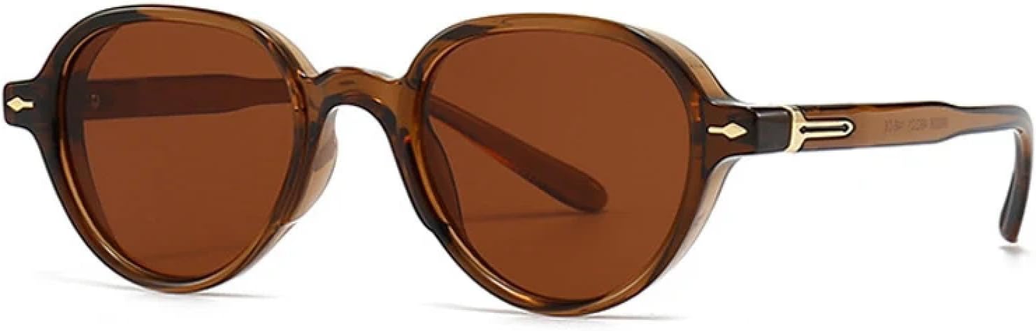 

Овальные солнцезащитные очки для женщин, градиентные солнцезащитные очки UV400, заклепки для мужчин, панк-очки, оливково-зеленые солнцезащитные очки DSVIGF, Brown Brown