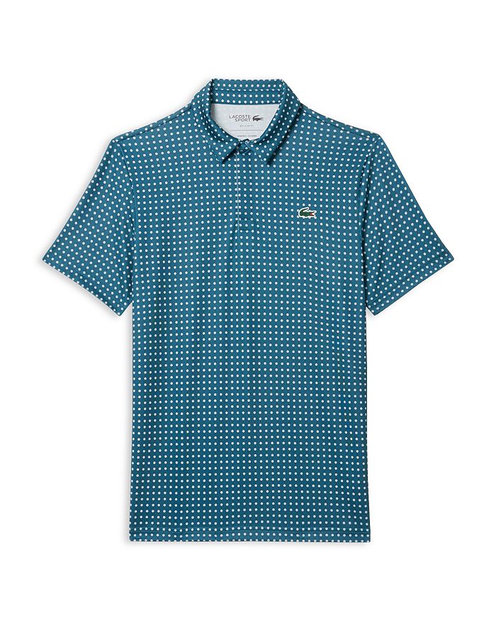 

Классическая поло с логотипом для гольфа Lacoste, синий