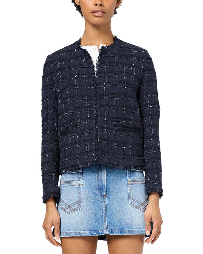 

Куртка Rolande с рваными краями Gerard Darel, синий