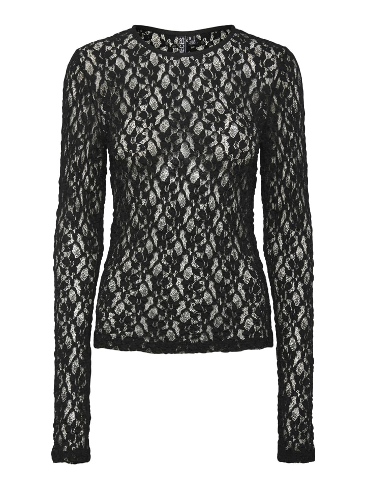 

Pieces Топ с длинными рукавами, черный