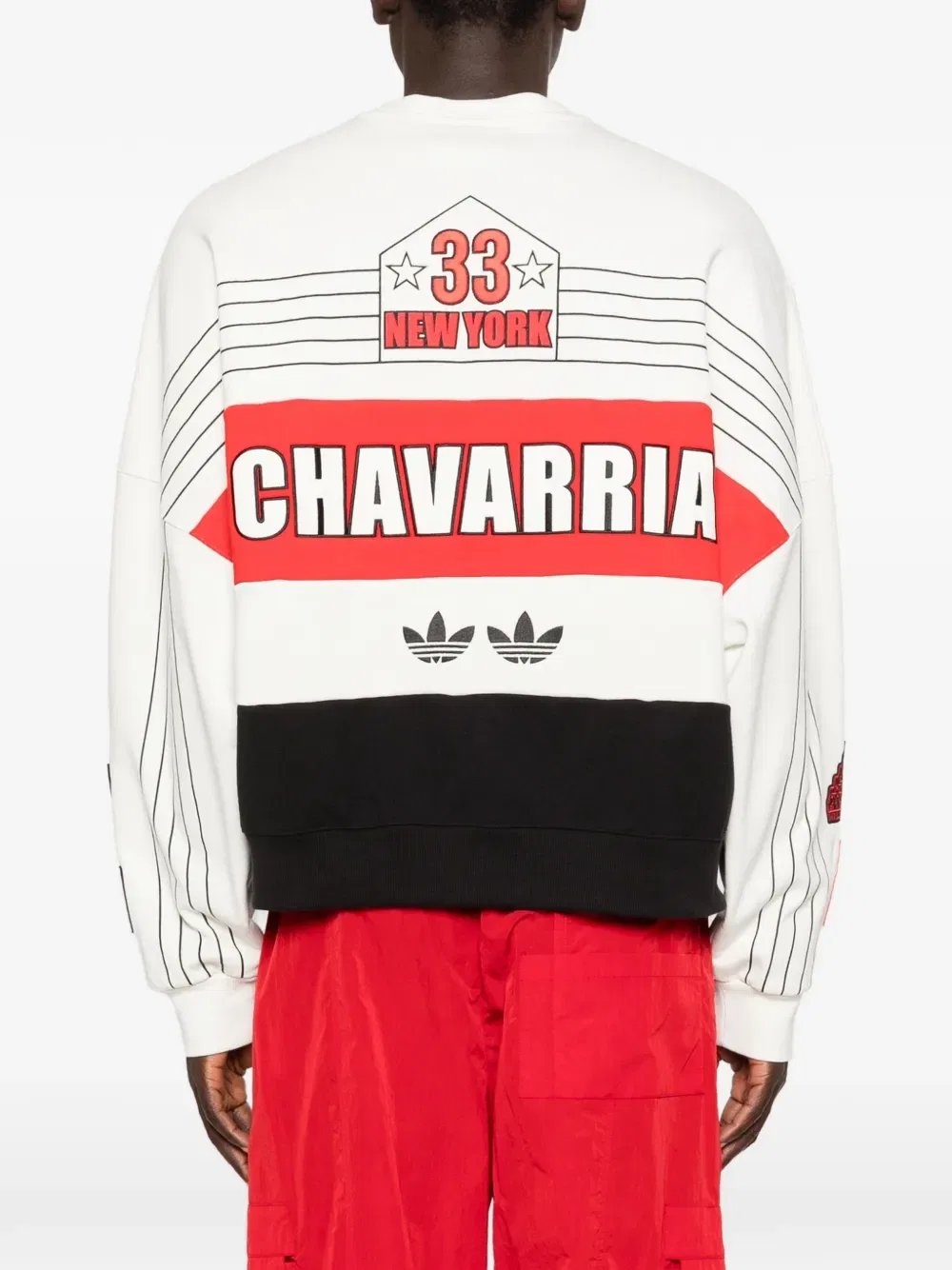 Толстовка BBall из коллаборации с Willy Chavarria Adidas, белый — фото 4