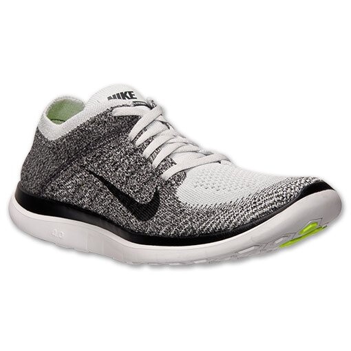 Кроссовки Nike Free 4.0 Flyknit 'Black Fog', серый — фото 2