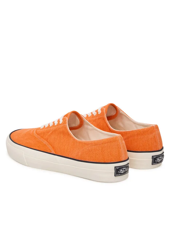 Polo Ralph Lauren Кроссовки из ткани Keaton V2 Sk 816P07662005 оранжевые — фото 3
