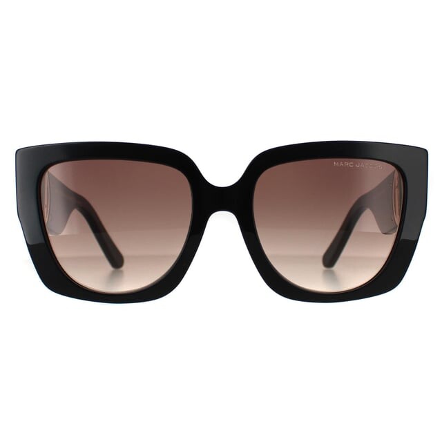 

Прямоугольник женский коричневый с градиентом marc 687/s Marc Jacobs, черный