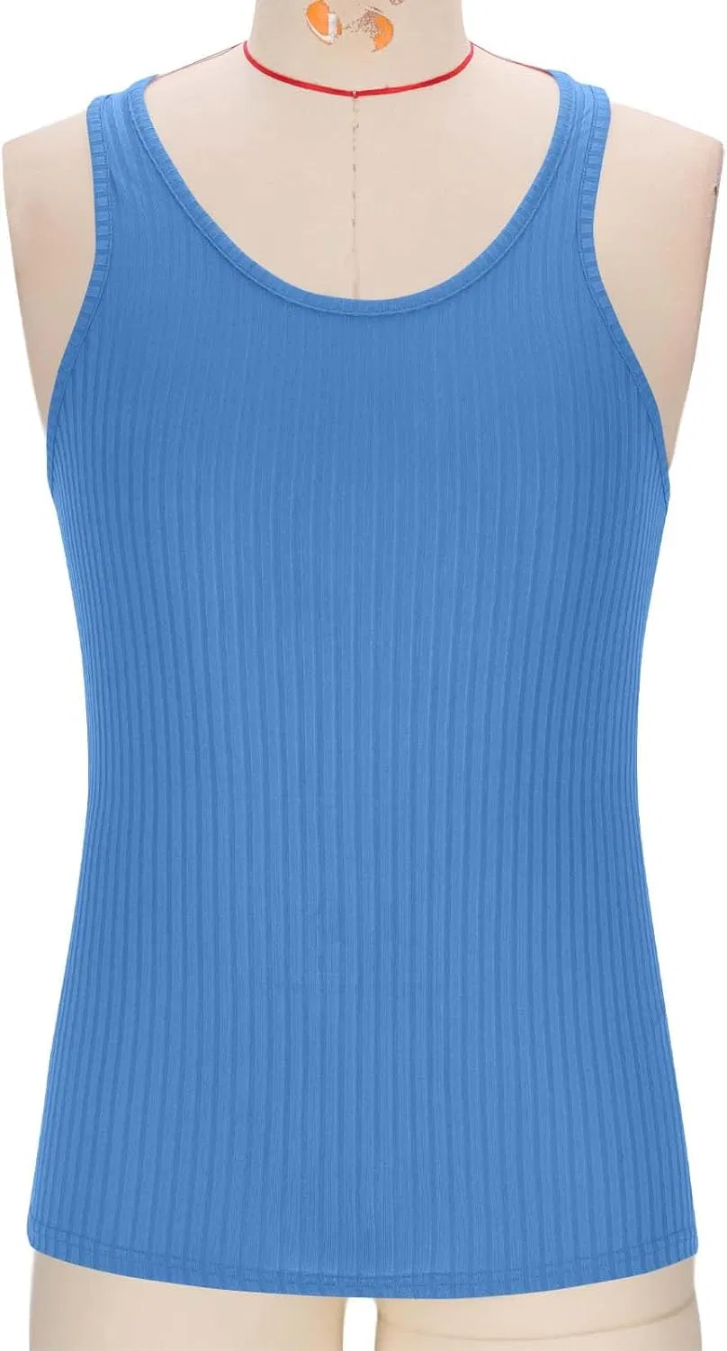 Мужская майка с защитой UPF 50+, A02_light Blue — фото 4