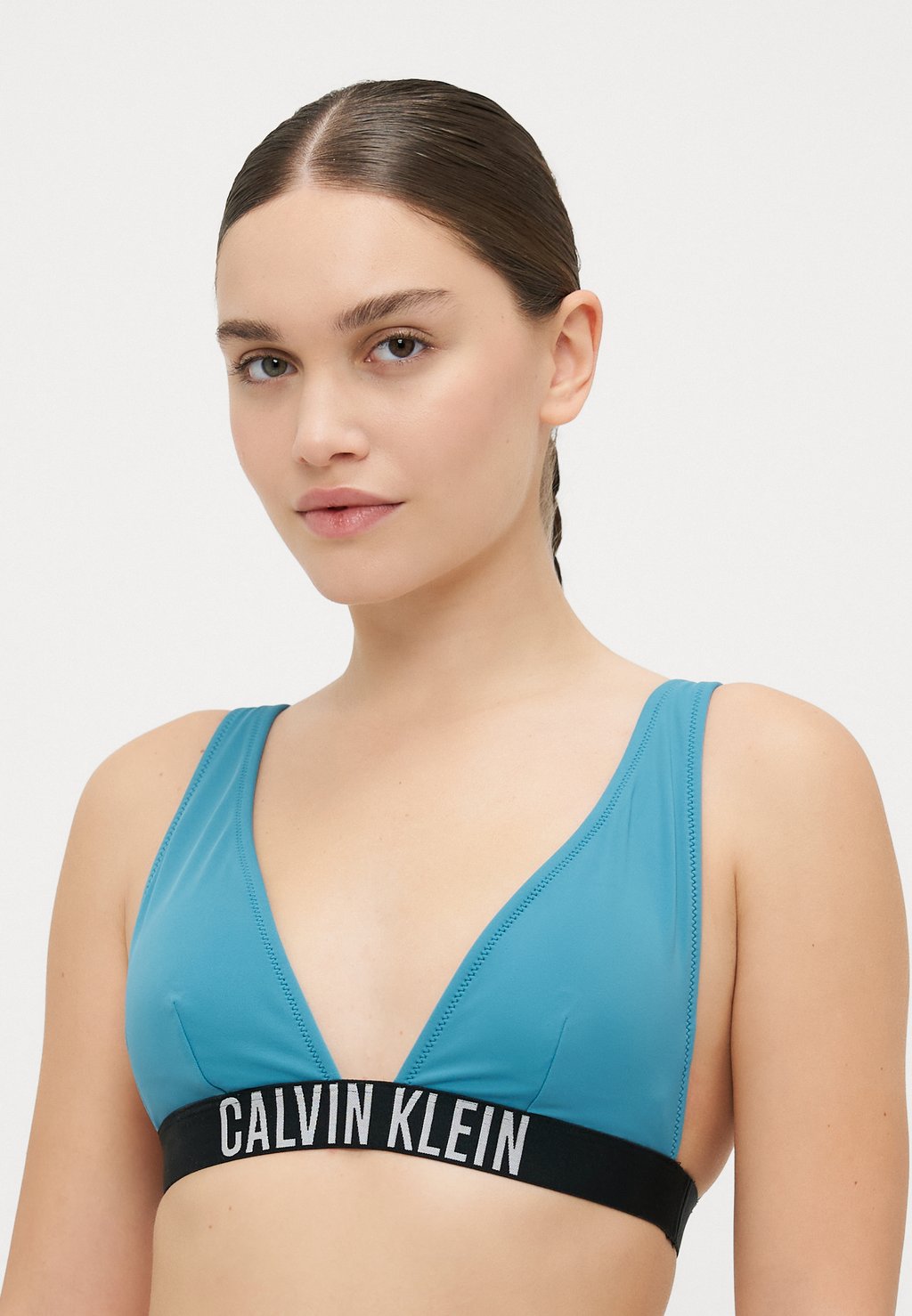 Верх бикини BRALETTE NEW Calvin Klein Swimwear, цвет Storm Blue — фото 4