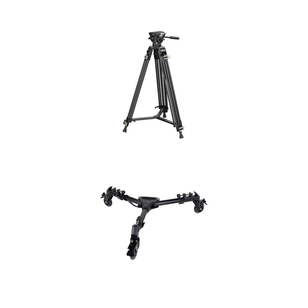

Комплект SmallRig Heavy-Duty: видеоштатив, жидкостная головка и тележка