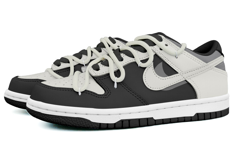 

Кроссовки Nike Dunk Skateboarding Shoes Women's Low-top Gray, светло-серый