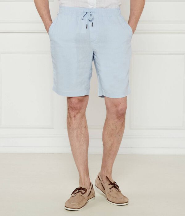 

Льняные шорты harlem po Regular fit Tommy Hilfiger, синий