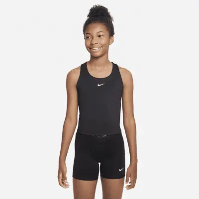 

Спортивный бюстгальтер Nike Swoosh, черный/белый