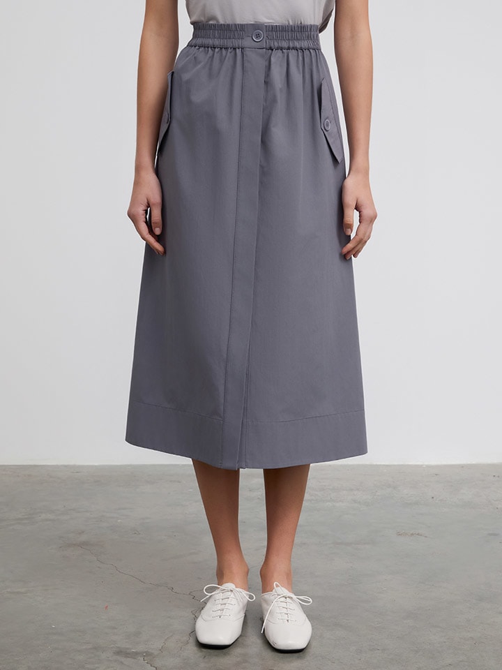 

Юбка до колена BGN, серый