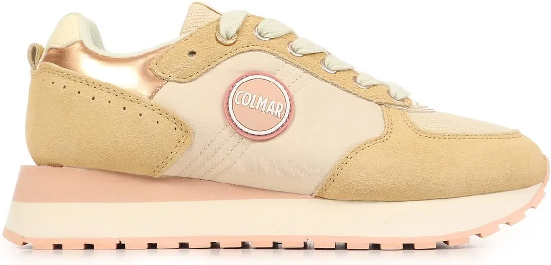 Мужские низкие кроссовки COLMAR Travis Authentic, Beige Rose